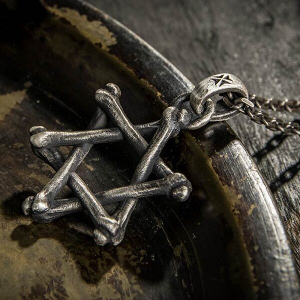 Bones Star Of David Pendant Necklace