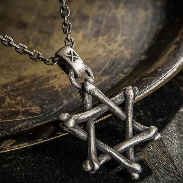 Bones Star Of David Pendant Necklace