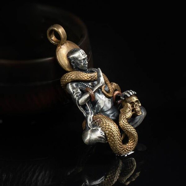 Buddha Snake Skull Pendant