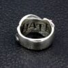 Sterling Silver Love & Hate Ring - VVV Jewelry