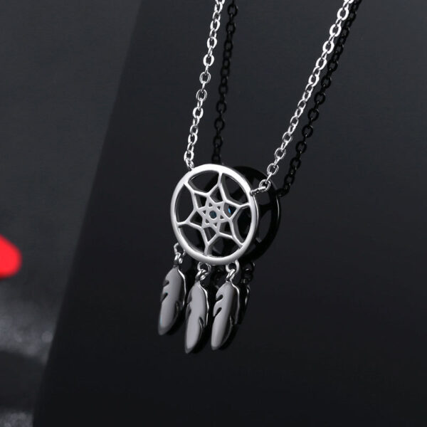 sterling silver dream catcher necklace