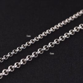Silver Rolo Chain Necklace