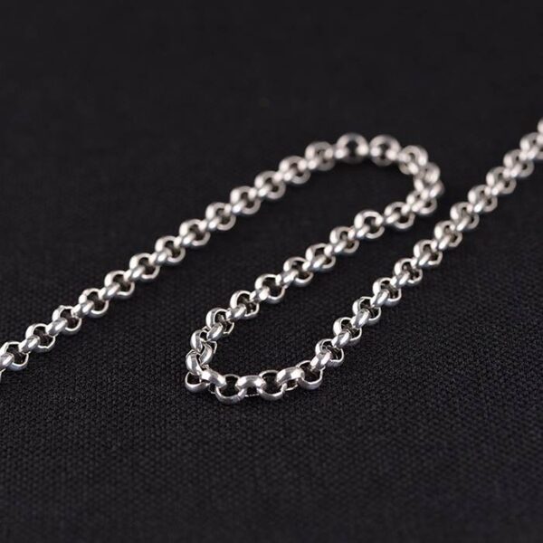 Silver Rolo Chain Necklace