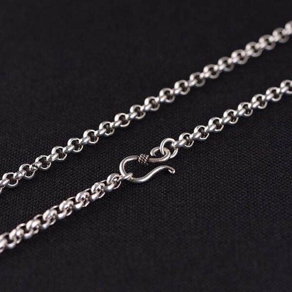 Silver Rolo Chain Necklace