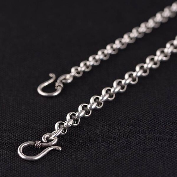 Silver Rolo Chain Necklace