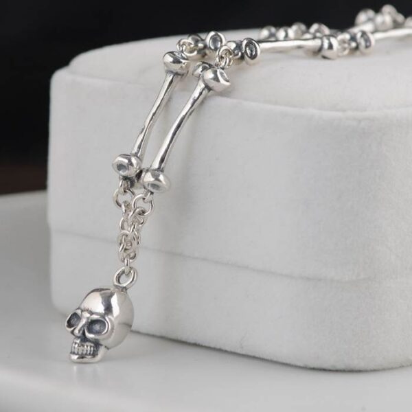 Skull Charm Bones Necklace