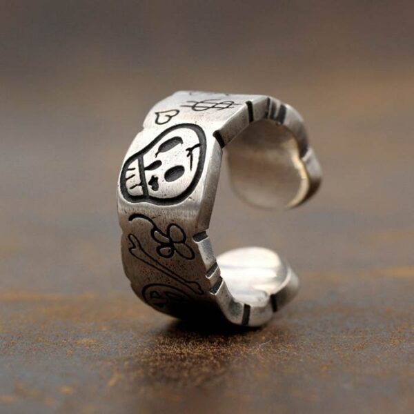 Skull Cuff Ring