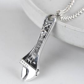 Wrench Pendant Necklace