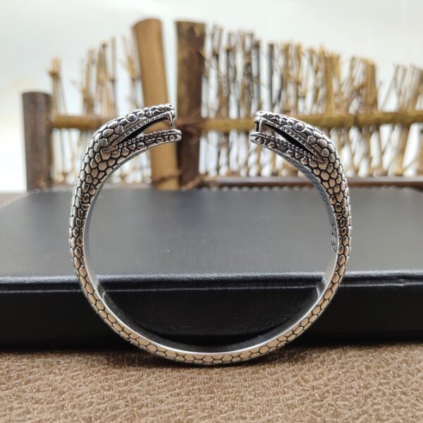 silver snake bangle