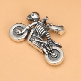 Skeleton Motorcycle Pendant