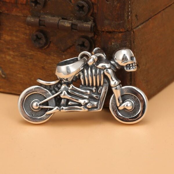 Skeleton Motorcycle Pendant