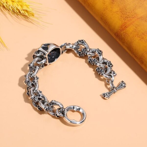 Skull Chain Punk Bracelet