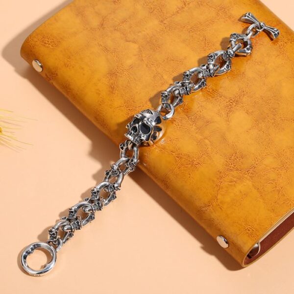 Skull Chain Punk Bracelet