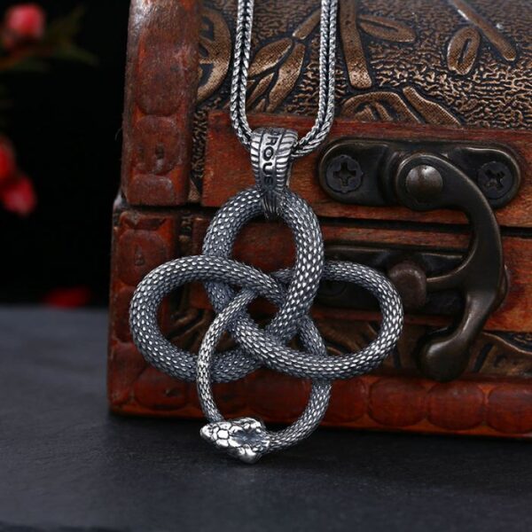 Silver ouroboros Pendant