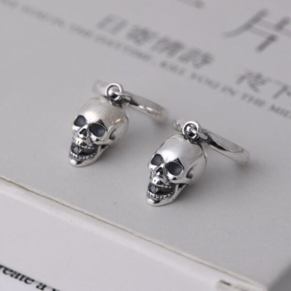 Skull Drop Earrings