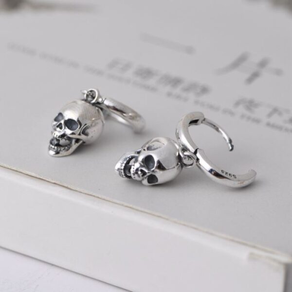 Skull Drop Earrings