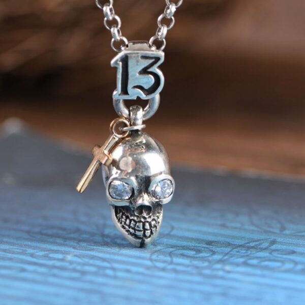 13 Skull Pendant