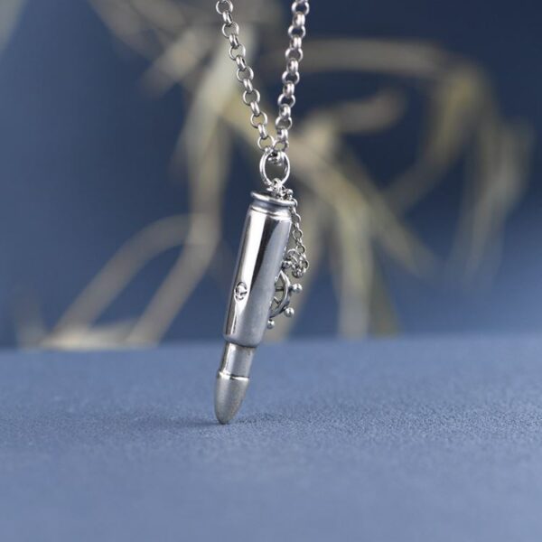 Bullet Rudder Pendant Necklace