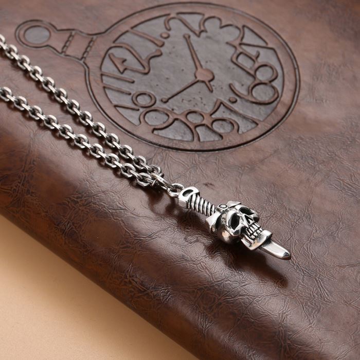 Dagger Skull Pendant