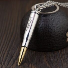 Silver Bullet Urn Necklace
