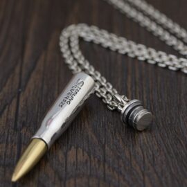 Silver Bullet Urn Necklace