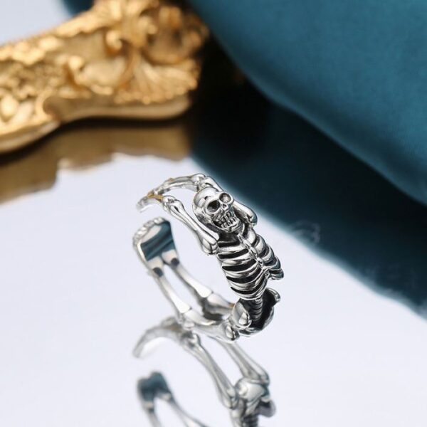Silver Skeleton Ring