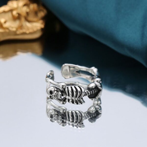 Silver Skeleton Ring