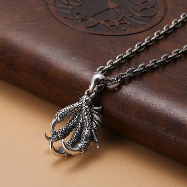 Dragon Claw Pendant Necklace