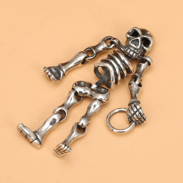 Silver Skeleton Pendant