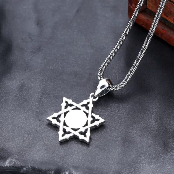 Star of David Skull Pendant