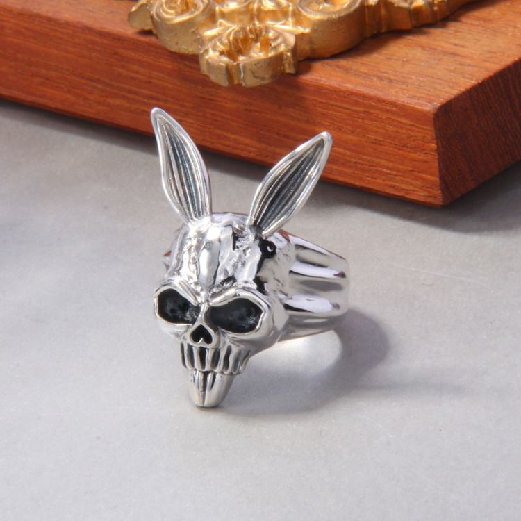 Rabbit Skull Ring