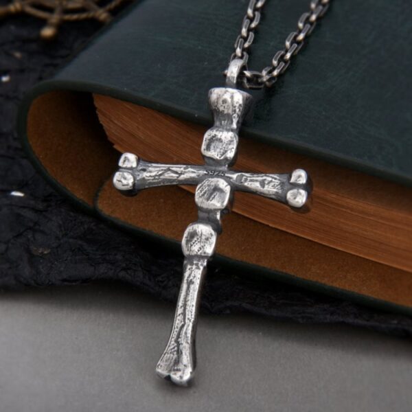 Skulls Cross Necklace