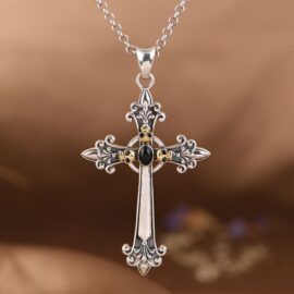 Celtic Cross Skull Necklace