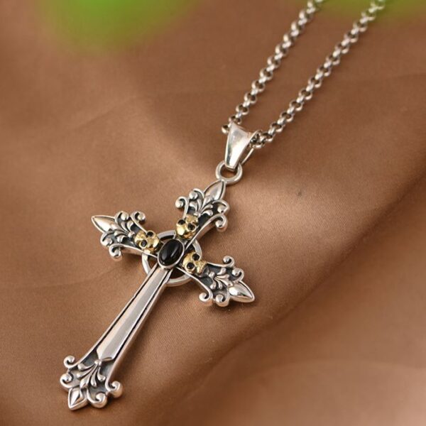 Celtic Cross Skull Necklace