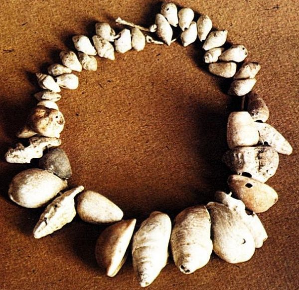 Ancient Human Stone Necklace