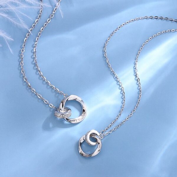 Mobius Couples Necklaces Set