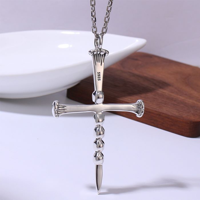 Skulls Cross Pendant Necklace