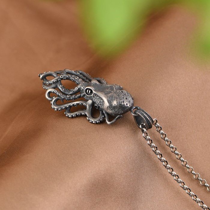 Octopus Pendant Necklace