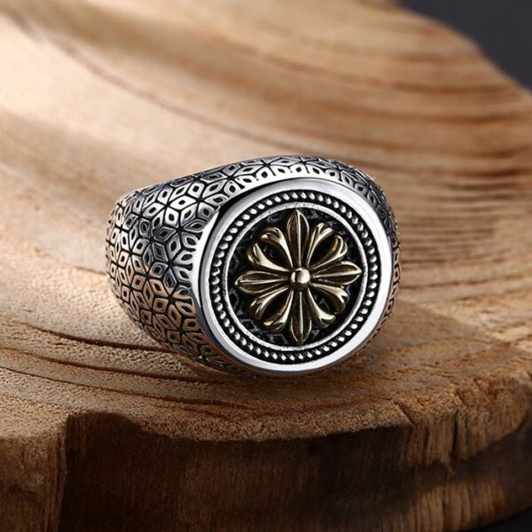 Silver Cross Wrap Ring