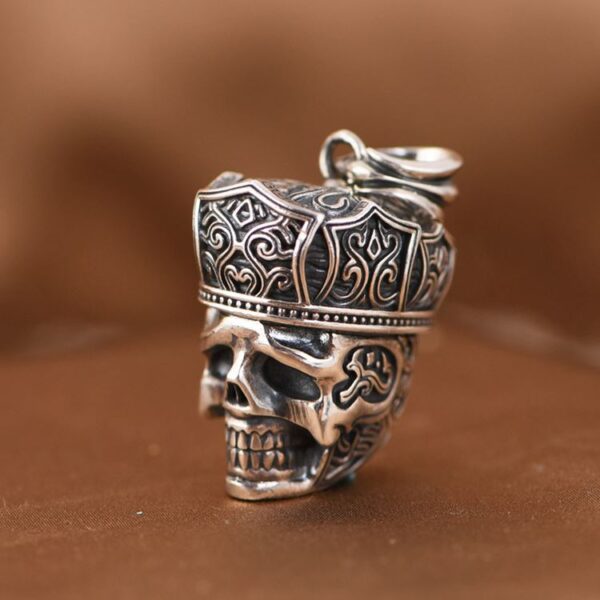 Crown Skull Pendant