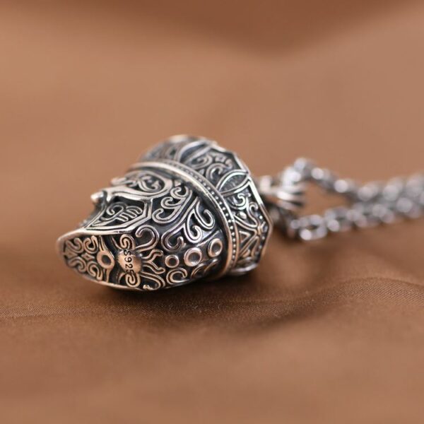 Crown Skull Pendant