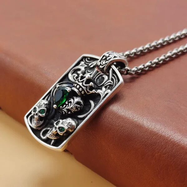 Skull Crown Vine Pendant - Image 4