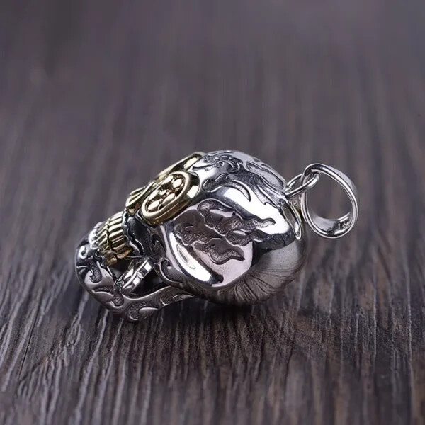 Mexican Sugar Skull Pendant