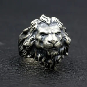 Leo Lion Head Ring