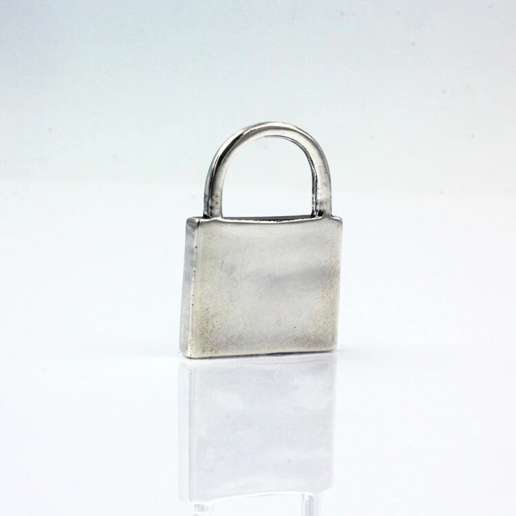 Skull And Crossbones Pirate Lock Pendant